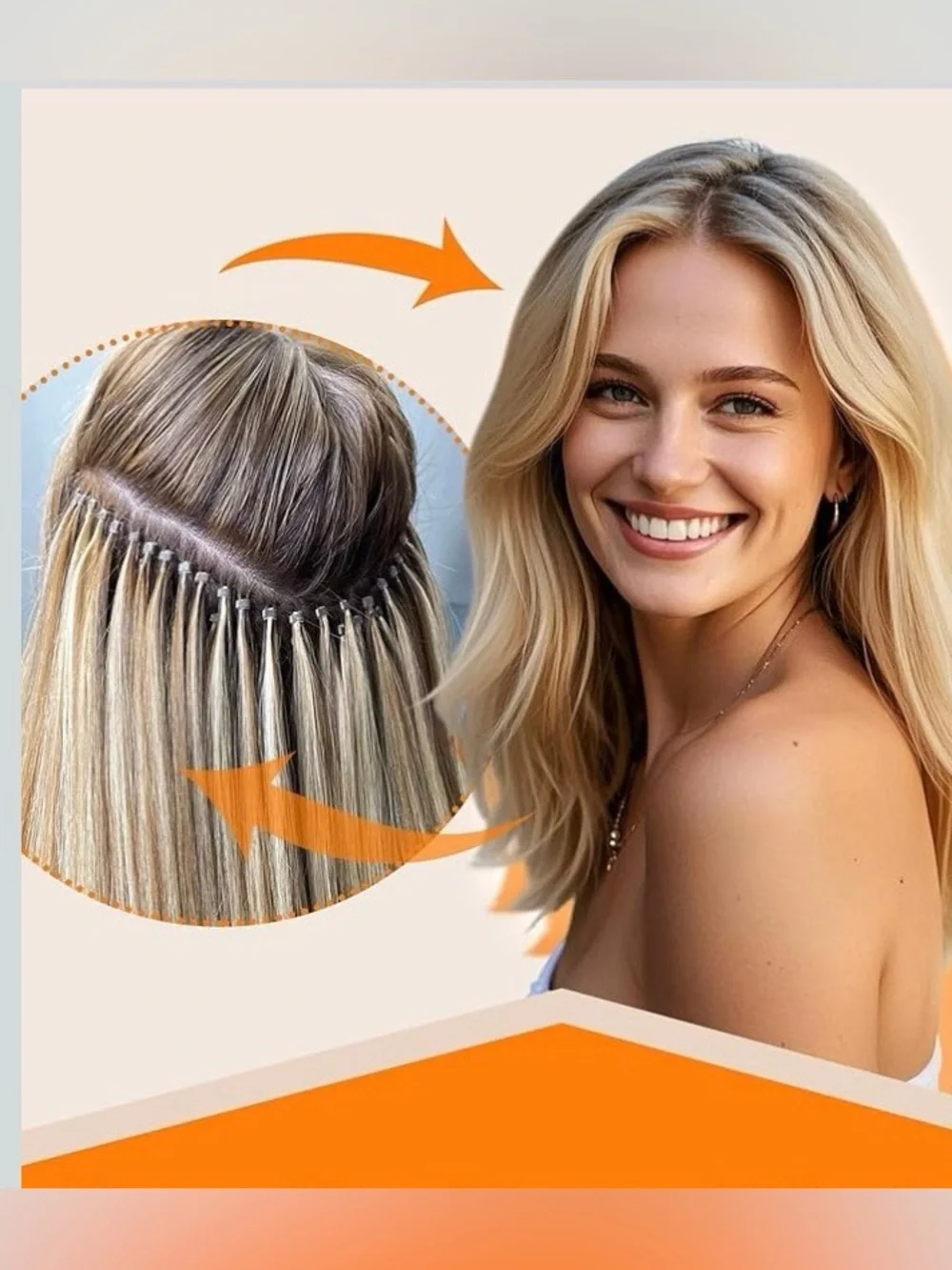 Sunny Hair 22”  I Tip Remy Human Hair Extensions #3/8/22 Balayage 50G/1G/S New